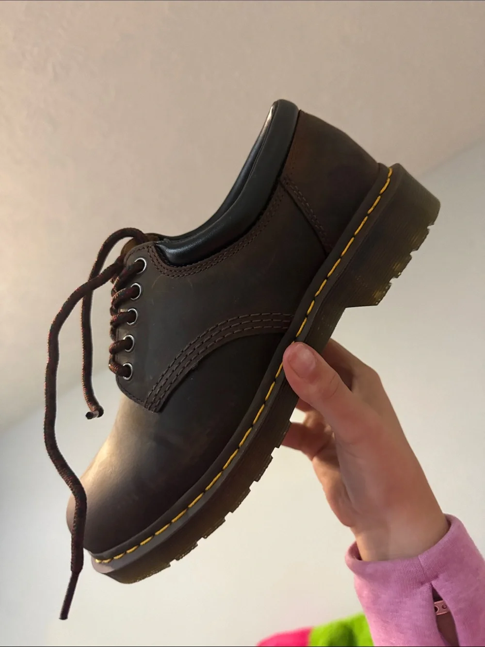 Dr Marten’s Crazy Horse Leather Casual Shoes